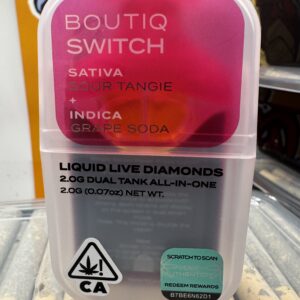 Boutiq Switch Disposable – V4 Sour Tangie X Grape Soda