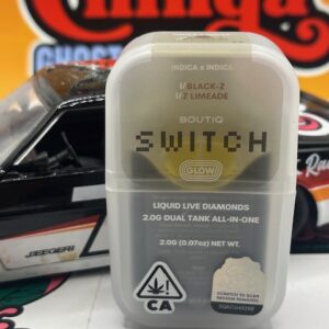 Boutiq Switch Disposable – GLOW Black-Z (Indica) x Z Limeade (Indica)