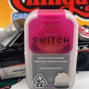 Boutiq Switch Disposable – GLOW Chem Berry (Sativa) x Lemon Cherry (H)