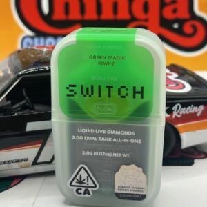 Boutiq Switch Disposable – GLOW Green Magic (Sativa) x Kiwi-Z (Indica)