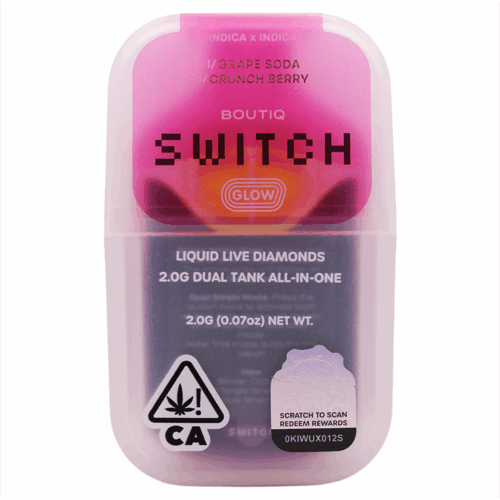 Boutiq Switch Disposable - Grape Soda x Crunch Berry (Indica x Indica)
